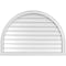 Ekena Millwork Round Top Surface Mount PVC Gable Vent w/ 2"W x 2"P Brickmould Sill Frame, 40"W x 28"H GVPRT40X2803SN - alternate 1